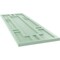 Ekena Millwork True Fit PVC Hastings Fixed Mount Shutters, Seaglass, 12W x 52H, PR TFP001HS12X052SG - alternate 2